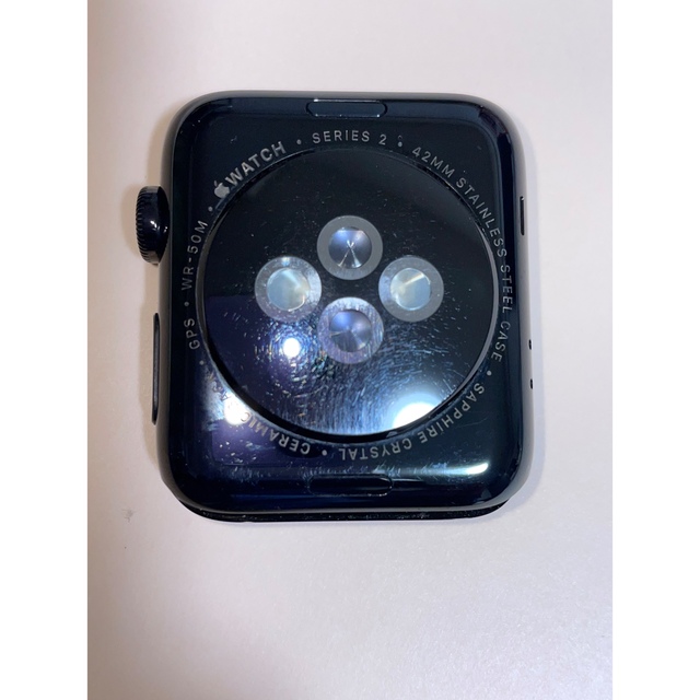 Apple Apple Watch Series2 42mmステンレス　ブラック