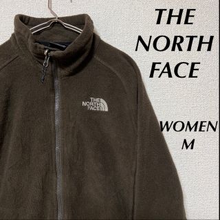 ザノースフェイス(THE NORTH FACE)のTHE NORTH FACE フリースジャケット フルジップ 刺繍Women M(ブルゾン)