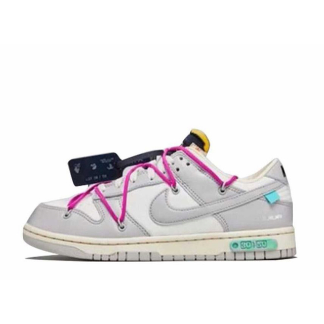 【5％OFF】 LOW DUNK NIKE × OFF-WHITE - OFF-WHITE 1 "30 50 OF スニーカー