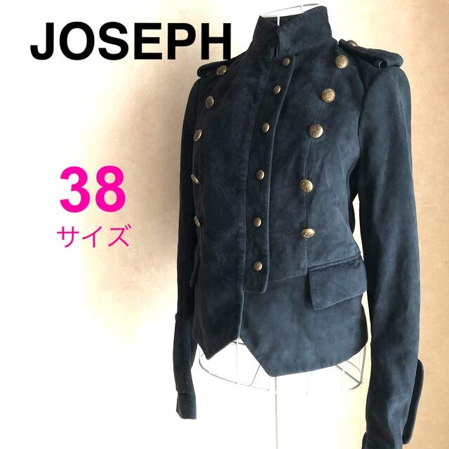 JOSEPHジョセフ とっても柔らかいヤギ革スタンドからージャケット38サイズ黒