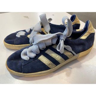 アディダス(adidas)の80s 韓国製 adidas CAMPUS 紺×白 GB71/2(スニーカー)