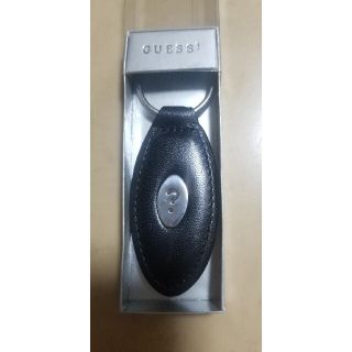 ゲス(GUESS)のGUESS　ゲス　黒レザー　キーホルダー(キーホルダー)