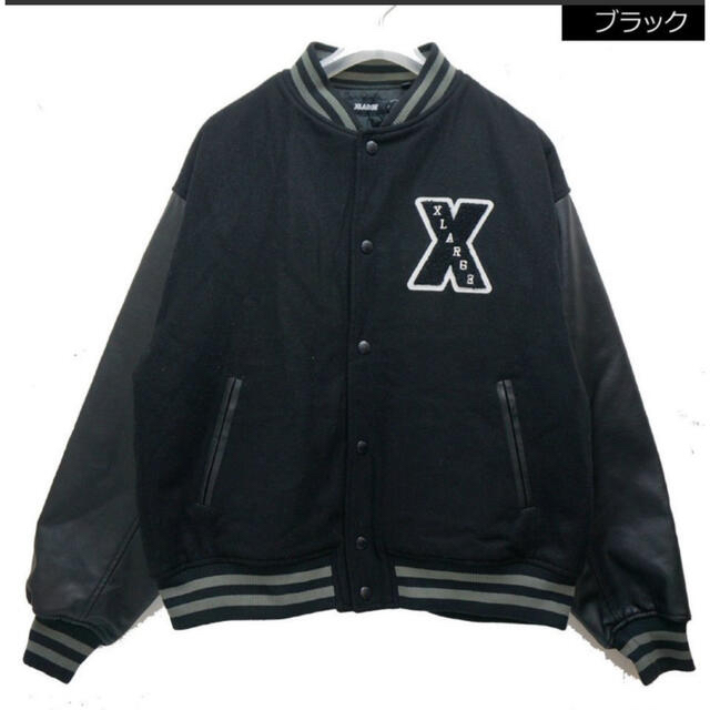XLARGE - XLARGE スタジャン 黒の通販 by すず|エクストララージなら XLARGE - XLARGE スタジャン 黒の通販 by すず|エクストララージなら