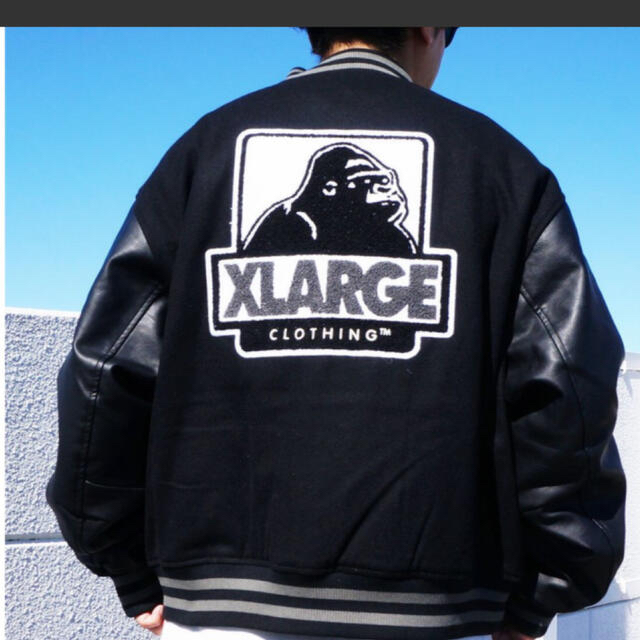 XLARGE - XLARGE スタジャン 黒の通販 by すず｜エクストララージなら ...