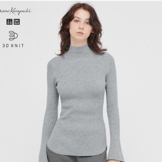 りんごさま専用 UNIQLO ユニクロ　3D リブハイネックセーター(ニット/セーター)