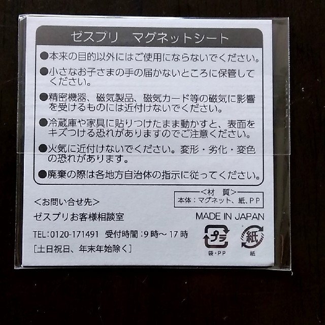 ゼスプリマグネットシート＆キウイブラザーズフルーツピック エンタメ/ホビーのコレクション(ノベルティグッズ)の商品写真