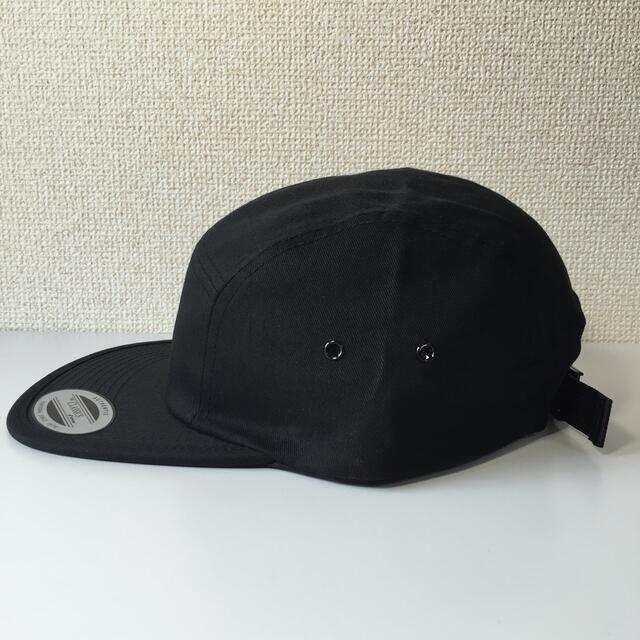 FLEXFIT(フレックスフィット)の新品 YUPOONG ジェットキャップ 黒 無地 送料込み メンズの帽子(キャップ)の商品写真