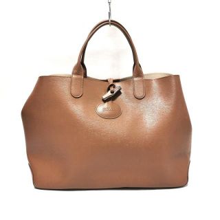 ロンシャン(LONGCHAMP)のロンシャン トートバッグ ブラウン レザー(トートバッグ)