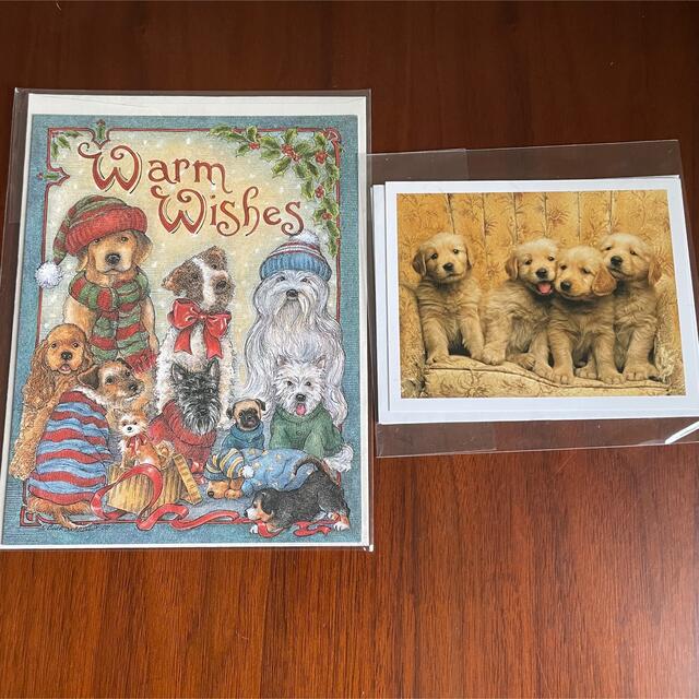 ゴールデンレトリバー 子犬 ポストカード その他のペット用品(犬)の商品写真