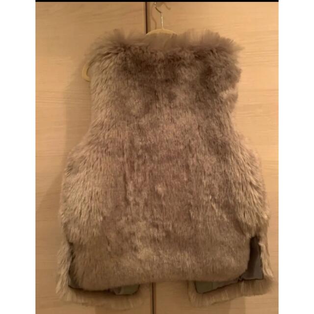 ZARA - ファーベスト ジレ グレーの通販 by jasmine's shop ZARA - ファーベスト ジレ グレーの通販 by jasmine's shop