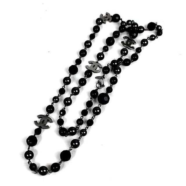 25%OFF】 ココマーク シャネル ロング 極美品 ブラック×グレー ココ