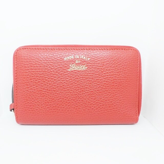 グッチ 2つ折り財布美品 - 354497 レッド-