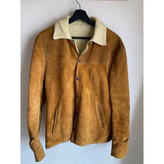 リーバイス(Levi's)の希少　リーバイス　50s ショートホーン　ビッグE スウェード　ボア　ジャケット(レザージャケット)