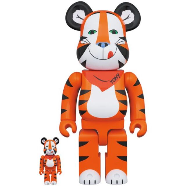BE@RBRICK TONY THE TIGER 100% & 400% 【大放出セール】 brcstarch.com.br