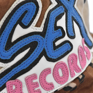 CHROME HEARTS×MATTY BOY Sex Records Cashmere Bucket Hat クロムハーツ×マッティボーイ セックスレコードカシミヤバケットハット シルク混 帽子 ブラック サイズXL/62cm 【221210】【-A】【me04】