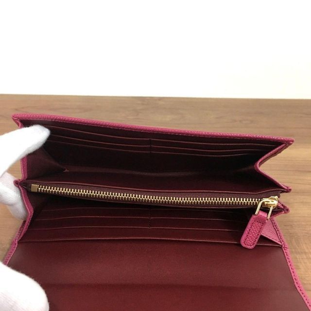 BVLGARI - 極美品 BVLGARI 長財布 レザー ヘザーアメジスト リング 307