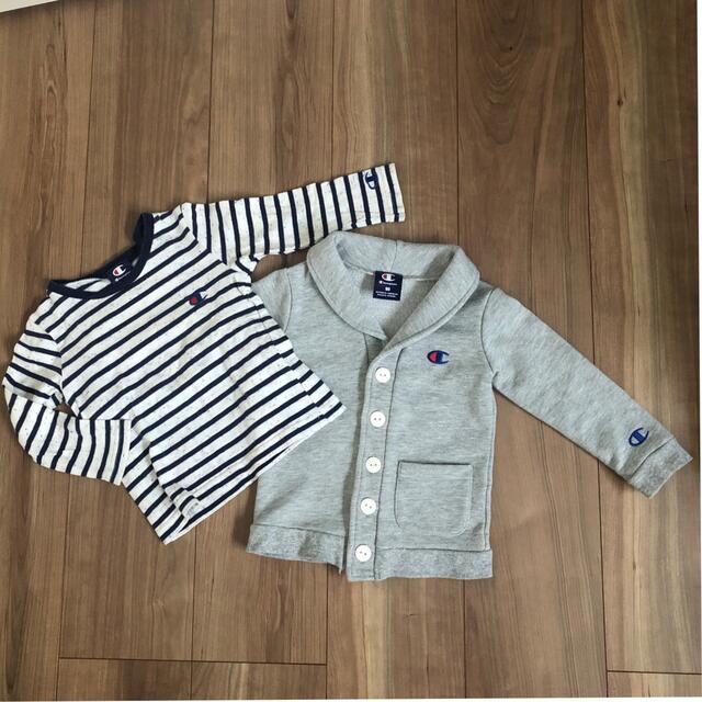 Champion(チャンピオン)のチャンピオン　ベビー　アウター　ロンT セット　上着　 キッズ/ベビー/マタニティのキッズ服男の子用(90cm~)(ジャケット/上着)の商品写真