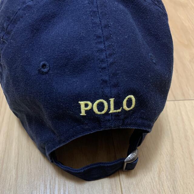 POLO RALPH LAUREN(ポロラルフローレン)の【くまこ様専用】美品ポロラルフローレンキャップ　ネイビー メンズの帽子(キャップ)の商品写真