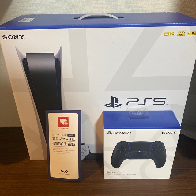 PlayStation5 本体 ゲオ3年保証 ばつ印あり - 家庭用ゲーム機本体