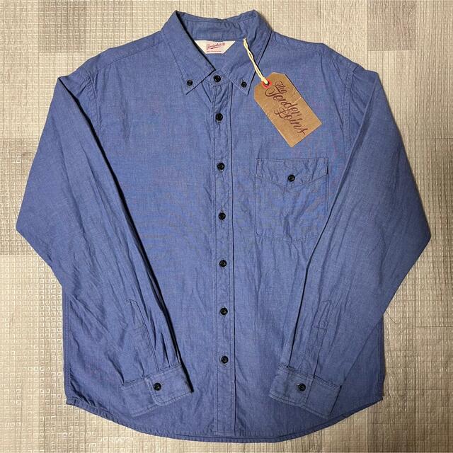 TENDERLOIN(テンダーロイン)の人気品！ TENDERLOIN 長袖 シャツ シャンブレー ブルー 青 紺 M メンズのトップス(シャツ)の商品写真