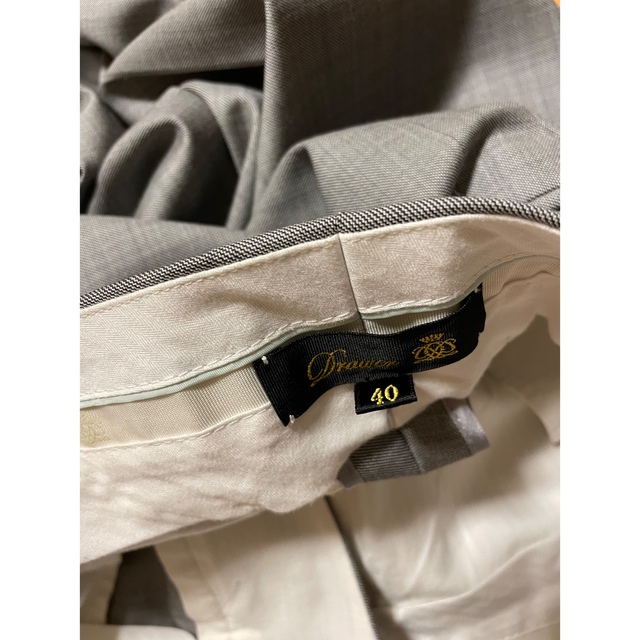 Drawer - Drawer シャークスキンクロップドパンツ 40の通販 by R