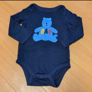 ベビーギャップ(babyGAP)の【美品】ベビーギャップ　長袖ロンパース　12〜18 month(ロンパース)