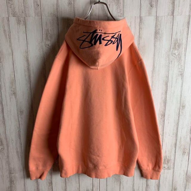 【※激レア】stussy ステューシー★BOXロゴ スウェットパーカー M 希少