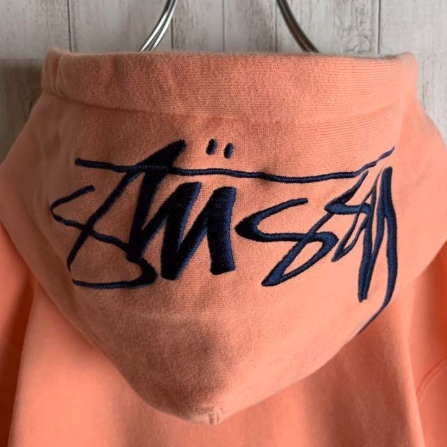 STUSSY - 【希少カラー】ステューシー☆フード刺繍 パーカー 入手困難