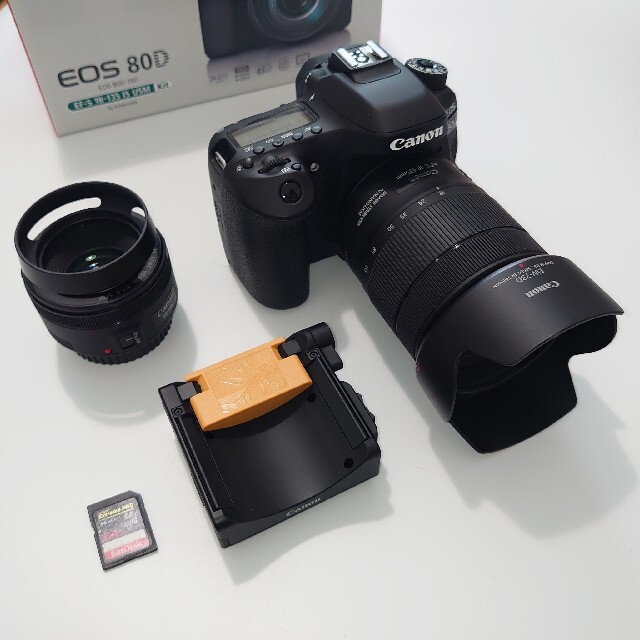 新しいコレクション Canon EOS 80D EF-S18-135 IS USM レンズキット おまけ多数 デジタル一眼 