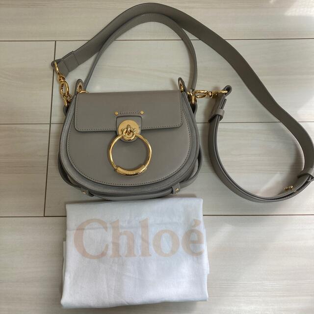 Chloeクロエ TESSテス 2wayショルダーバッグ モッティグレー - ショルダーバッグ