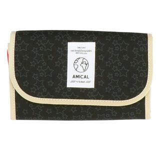 AMICAL アミカル スタープリント コーデュラ 母子手帳ケース AMC1-0(母子手帳ケース)