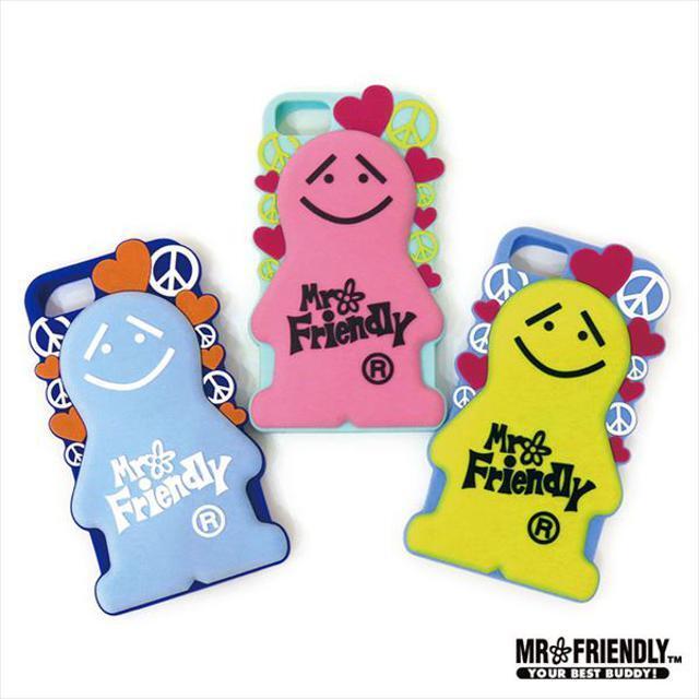 ROOTOTE(ルートート)のMr.Friendly ミスターフレンドリー FR.iPhoneダイカットケース スマホ/家電/カメラのスマホアクセサリー(ストラップ/イヤホンジャック)の商品写真