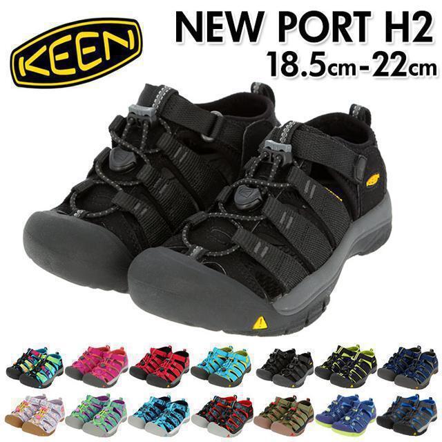 KEEN(キーン)の【並行輸入】 KEEN キーン NEW PORT H2 キッズサンダル キッズ/ベビー/マタニティのキッズ靴/シューズ(15cm~)(サンダル)の商品写真