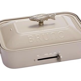 新品♡BRUNO♡コンパクトホットプレート　フィッシュホワイト(調理道具/製菓道具)