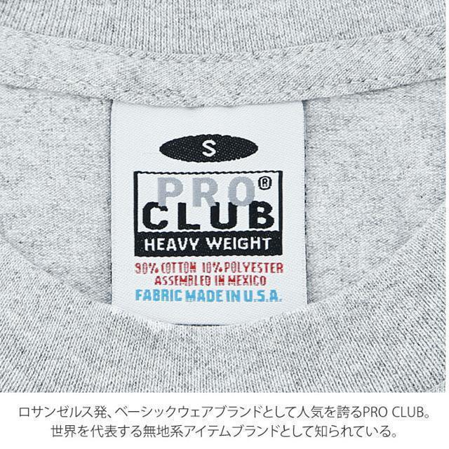 Dickies(ディッキーズ)の【並行輸入】 PRO CLUB プロクラブ 101 半袖 クルーネック HEAV メンズのトップス(Tシャツ/カットソー(半袖/袖なし))の商品写真