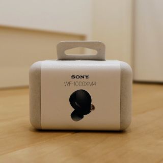 ソニー(SONY)の極美品 SONY WF-1000XM4 ブラック(ヘッドフォン/イヤフォン)