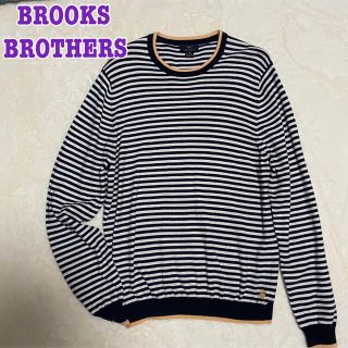 ブルックスブラザース(Brooks Brothers)のカシミヤ混　BROOKS BROTHERS セーター　ニット　ボーダー(ニット/セーター)