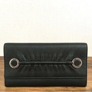 BVLGARI - 極美品 BVLGARI 長財布 ブラック ラムスキン 312の通販 by