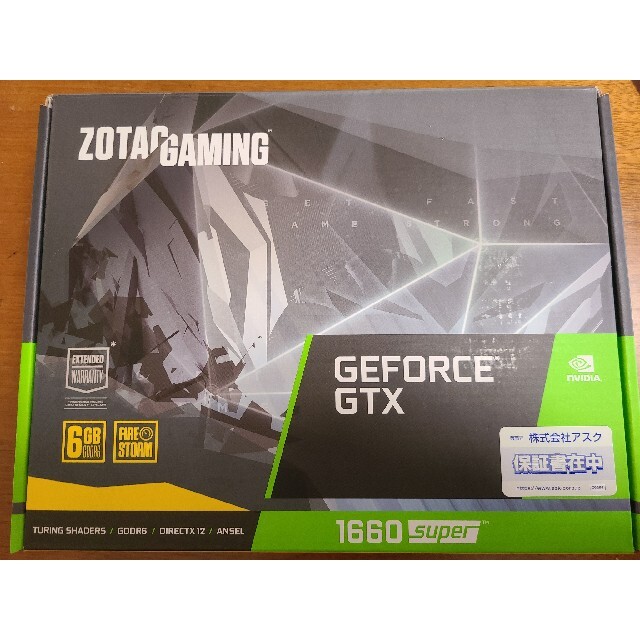 ZOTAC/PCP ZOTAC GAMING GeForce GTX 1660スマホ家電カメラ