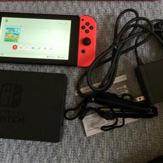 ニンテンドースイッチ(Nintendo Switch)のNintendo Switch JOY-CON(L)(R)本体セット中古　動作品(携帯用ゲーム機本体)