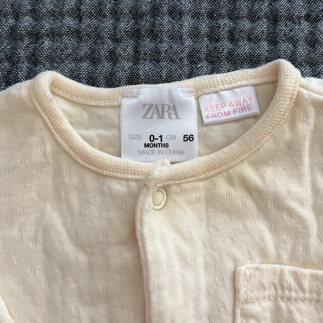 ZARA KIDS(ザラキッズ)のzara ロンパース  2着セット キッズ/ベビー/マタニティのベビー服(~85cm)(カバーオール)の商品写真