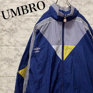 UMBRO アンブロ ワンポイントロゴ ジャケット ブルゾン ブラック S110