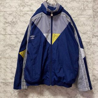 UMBRO アンブロ ワンポイントロゴ ジャケット ブルゾン ブラック S110