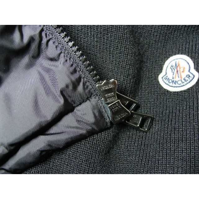 MONCLER／モンクレール　ナイロン×ニット　パーカー