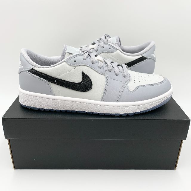 NIKE(ナイキ)の即納 28.0cm ナイキ AIR JORDAN 1 Low ウルフグレー スポーツ/アウトドアのゴルフ(シューズ)の商品写真