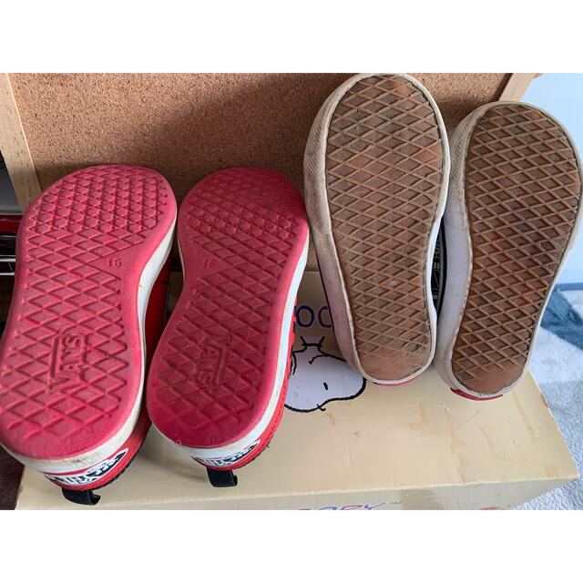 VANS(ヴァンズ)のVANS＊キッズスニーカー＊16cm/20cm 2足セット キッズ/ベビー/マタニティのキッズ靴/シューズ(15cm~)(スニーカー)の商品写真