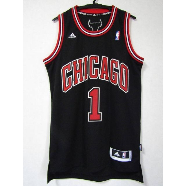 美品Adidas NBA CHICAGO BULLS 1 ROSE Jersey