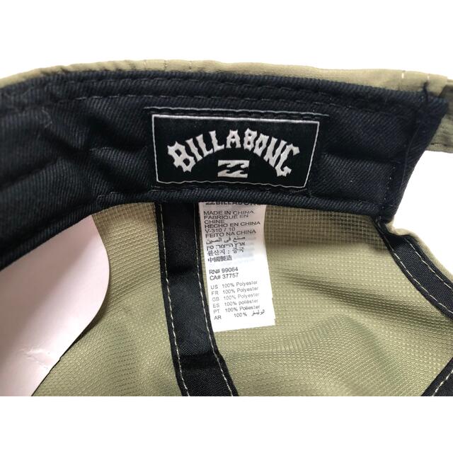 billabong(ビラボン)のBILLABONG キャップ　新品 メンズの帽子(キャップ)の商品写真