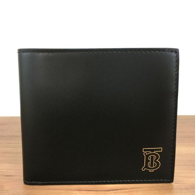 未使用品 BURBERRY 二つ折り札入れ ブラック 321 定番 18400円 www