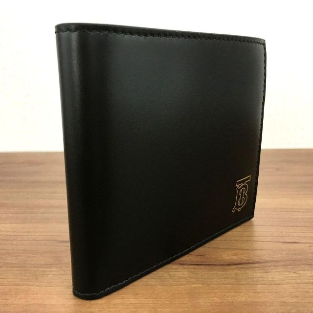 未使用品 BURBERRY 二つ折り札入れ ブラック 321 定番 18400円 www